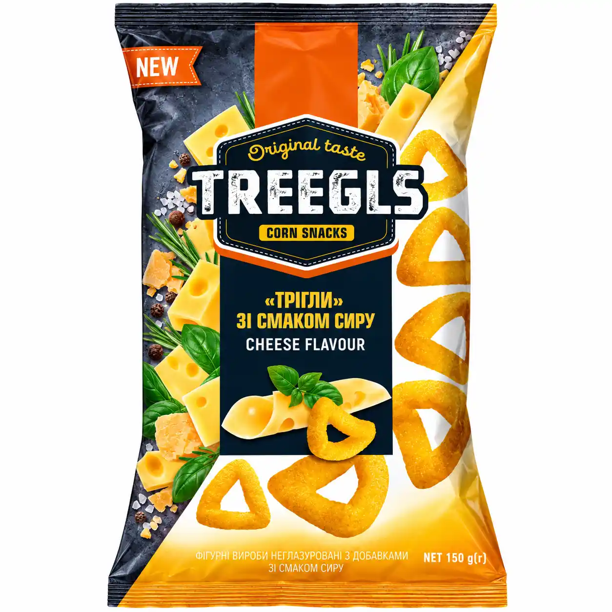 ZZ Treegls „Sýr“ kukuřičné křupky, 150 g/14 ks