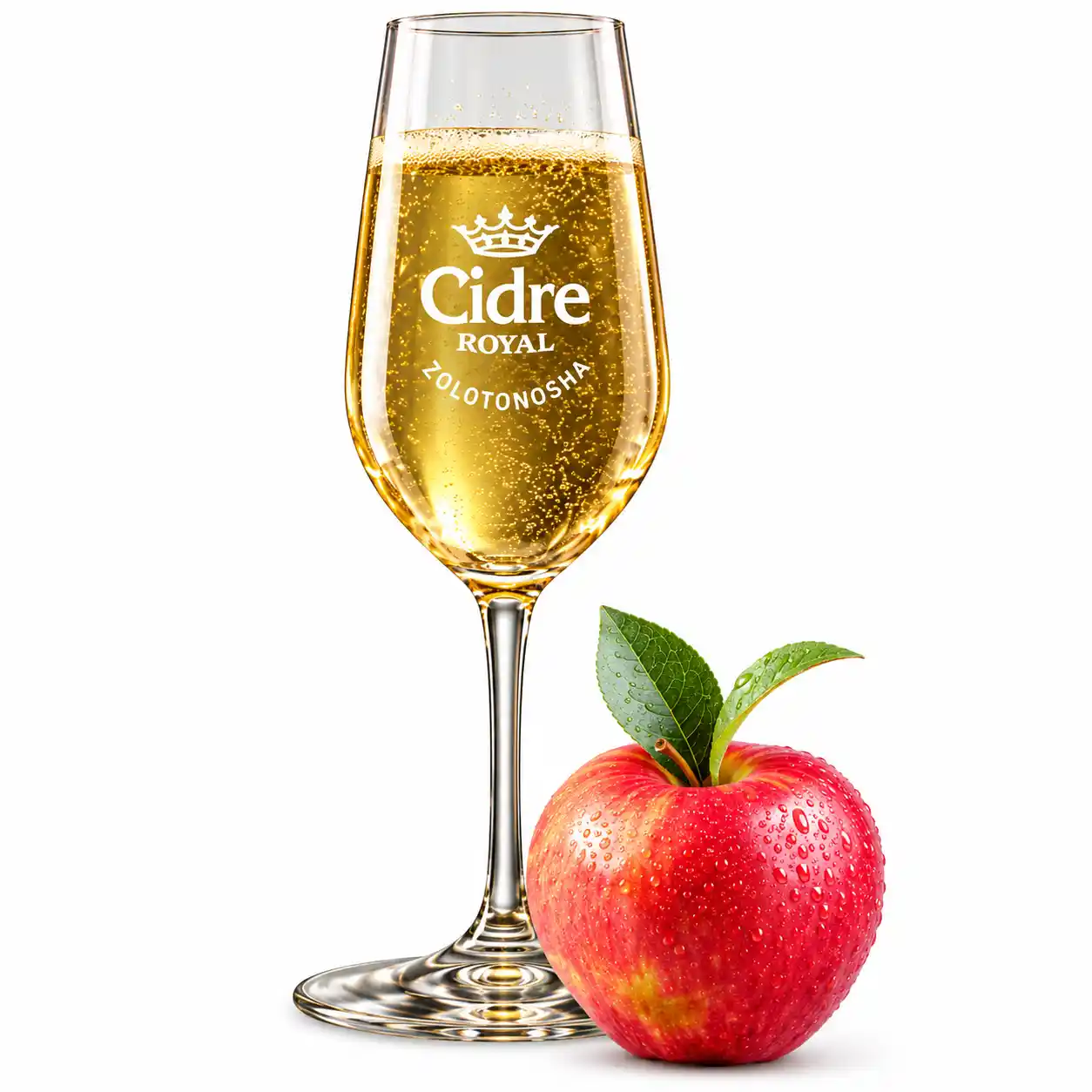 TM Cidre Royal „Jablko“ polosladký perlivý cider, 5 %, 30 l KEG